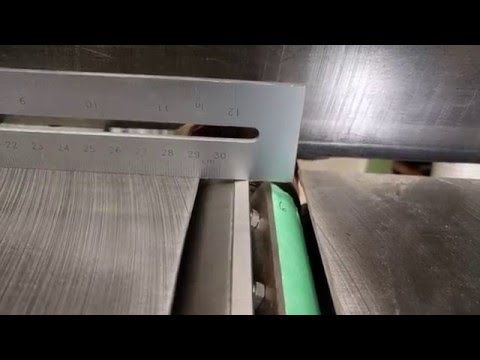 Setting old school jointer knives