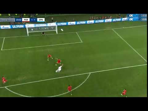 Diego Costa Amazing Dribblings and Goal - Portugal - Spain 1:1 [15.6.2018]