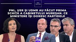 Ediție specială. PNL, USR și UDMR au făcut prima schiță a cabinetului Mureșan