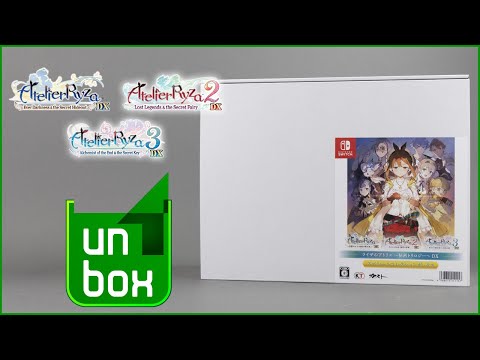 [NSW] Ryza No Atelier Secret Trilogy DX Special Collection unboxing