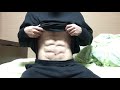 【割れた腹筋】30代の腹筋㊼【筋トレ】30年12月6日【abs】【six pack】