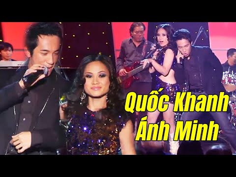 Hai Trái Tim Vàng, Vầng Trăng Tình Yêu - Quốc Khanh ft Ánh Minh | LK Nhạc Sôi Động Hay Nhất