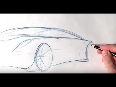 Car Design Sketch Tools and Perspective Demo / 30 Days of Show and Tell