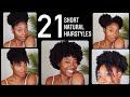 21 EASY Short Natural Hairstyles | Lolade Fashola
