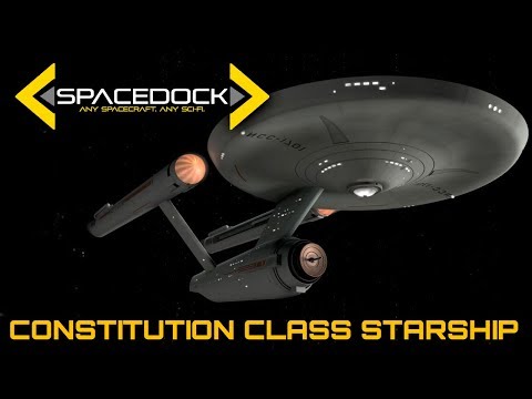 Star Trek: Constitution Class Starship (USS Enterprise) - Spacedock