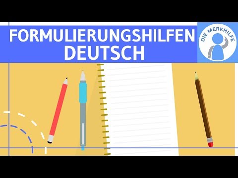 Formulation aids for texts - transitions & sentence beginnings - improving language in texts, exa...