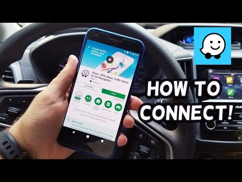 How to Connect and Use Waze in Your Car | Android Auto and Apply Car Play How To |