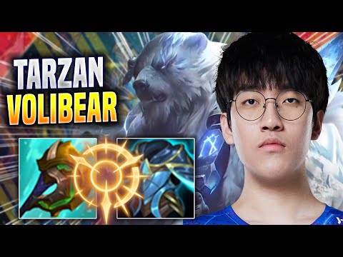 TARZAN IS A BEAST WITH VOLIBEAR! - LNG Tarzan Plays Volibear JUNGLE vs Poppy! | Season 2022