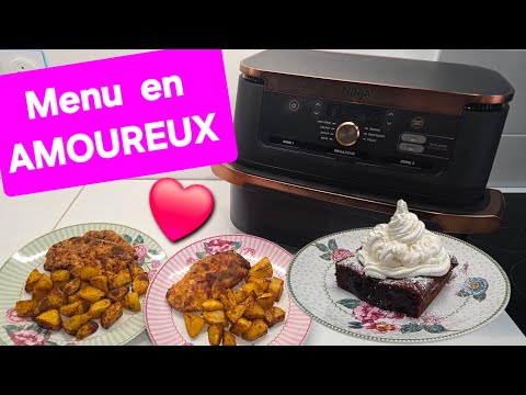 Menu en Amoureux au Airfryer ❤️ spécial Saint-Valentin (Facile & Rapide)