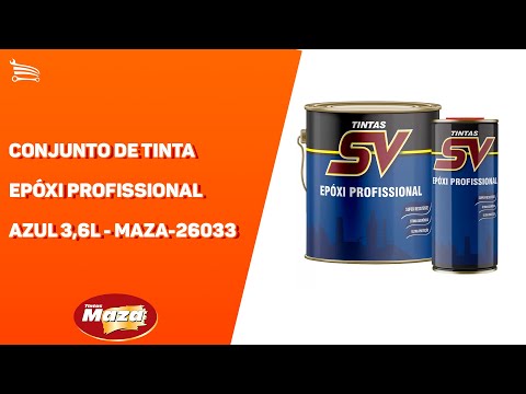 Conjunto de Tinta Epóxi Profissional Verde Petrobras 3,6L  - Video