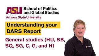 DARS general studies (HU, SB, SQ, SG, C, G, and H)