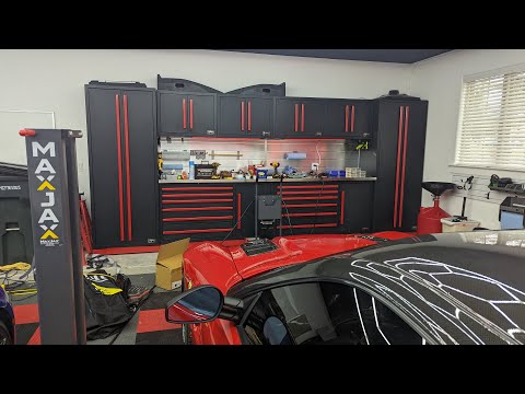 Installing Proslat Fusion Pro Cabinets in my Garage - Barrett Jackson Edition
