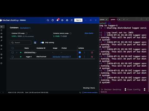 Day 1 Build A Distributed Log Processing System With Docker Python Beginner Tutorial