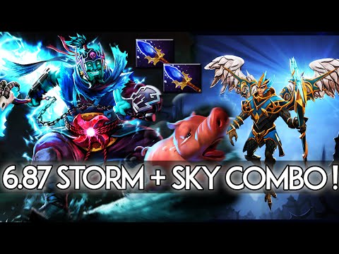6.87 Patch Changes Dota 2 - Storm Spirit & Skywrath Mage Agha Combo!