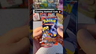 Opening Pokémon destined rivals pack 😁🔥 #pokemon #pokemoncards #pokemontcg #packopening #tcg