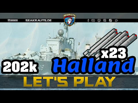 Let's Play - HALLAND [T10 DD] - Das ultimative Torpedoboot - World of Warships [Deutsch]