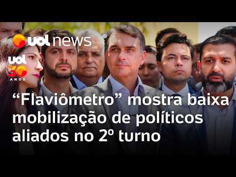 ‘Flaviômetro’ mostra que metade dos apoiadores do candidato do PL se omitem no 2º turno