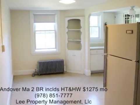 Andover Ma 2 BR inclds heat and Hot water ready now $1250.00