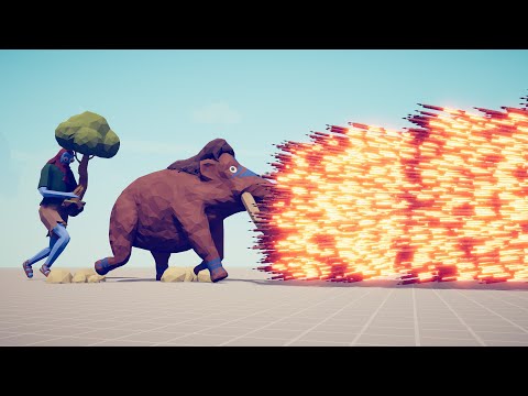TREE GIANT & MAMMOTH vs EVERY GOD - Totally Accurate Battle Simulator
