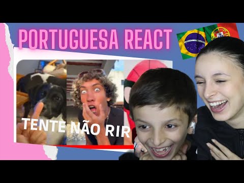 PORTUGUESE PEOPLE REACT TO BRAZILIAN TIK TOKS FROM TRY NOT TO LAUGH