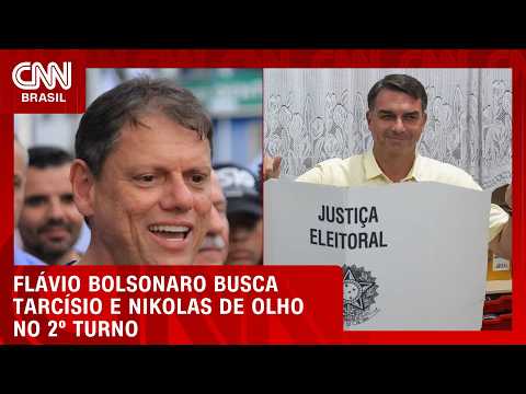 Tarcísio vai a Brasília para traçar estratégia de 2º turno com Flávio Bolsonaro | CNN NOVO DIA