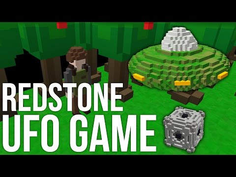 Minecraft Redstone UFO Game - Redstone Puzzle Map