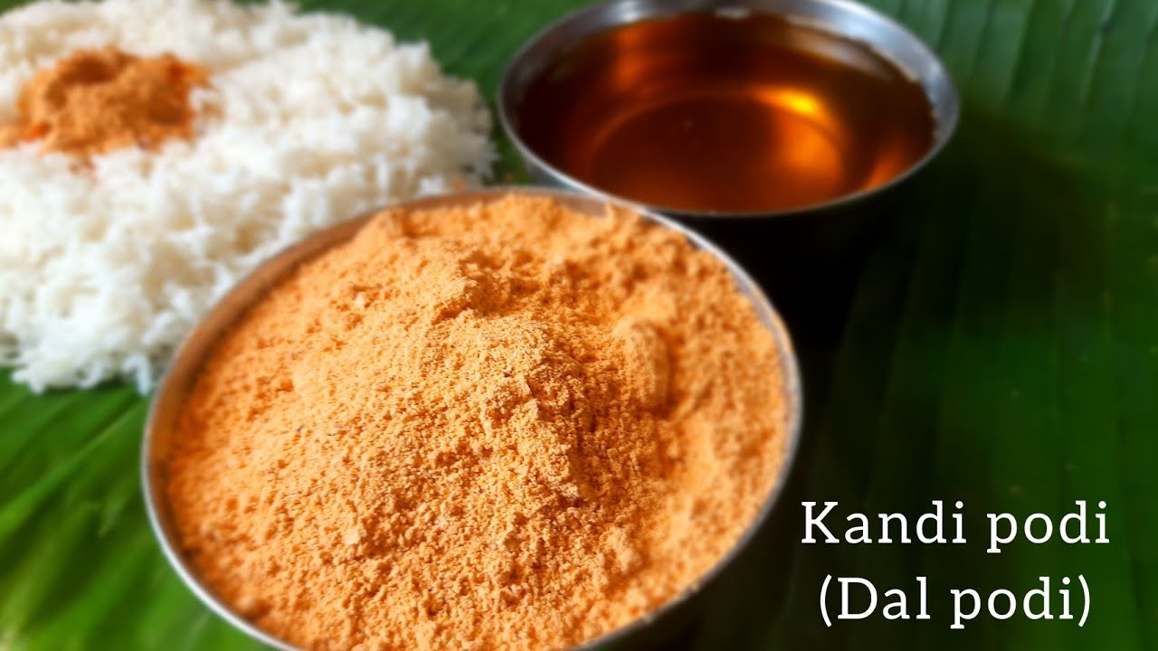 కంది పొడి | Kandi Podi | Paruppu Podi | Andhra Paruppu Podi | Dal Spice Powder | Andhra Pappula Podi