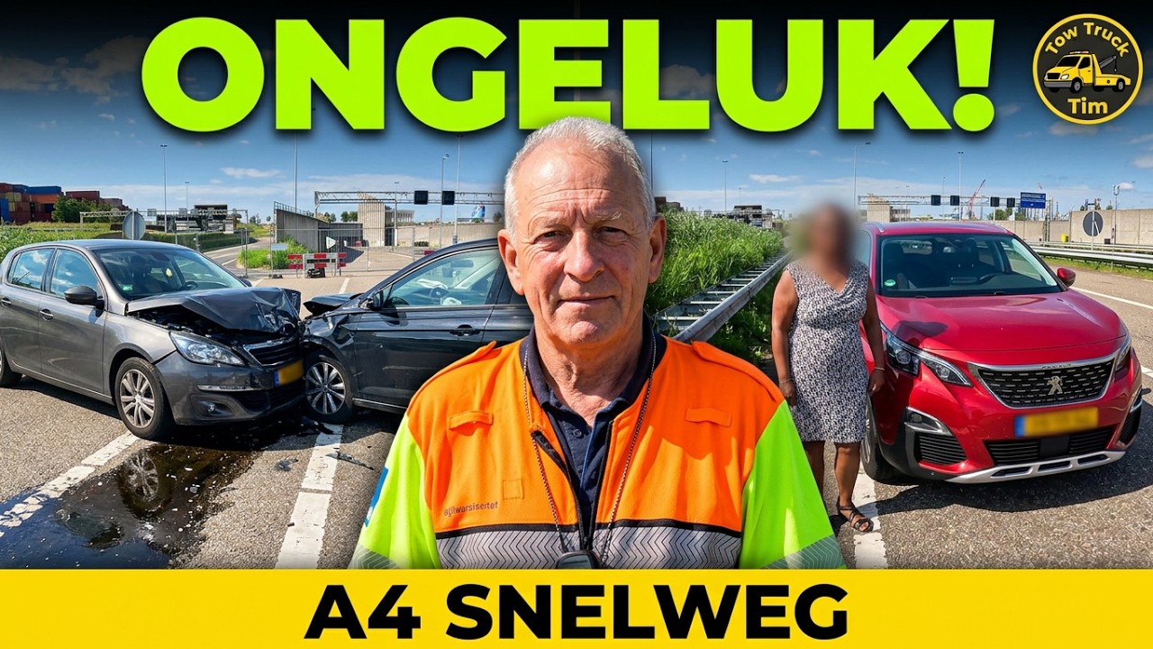 Ongeval 2 pa + auto 9 x pech in cado