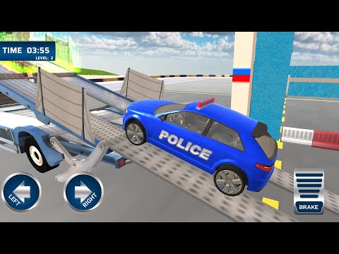 Police Car Transport Truck Driving Simulator - US Police Game 2022 - Android Gameplay