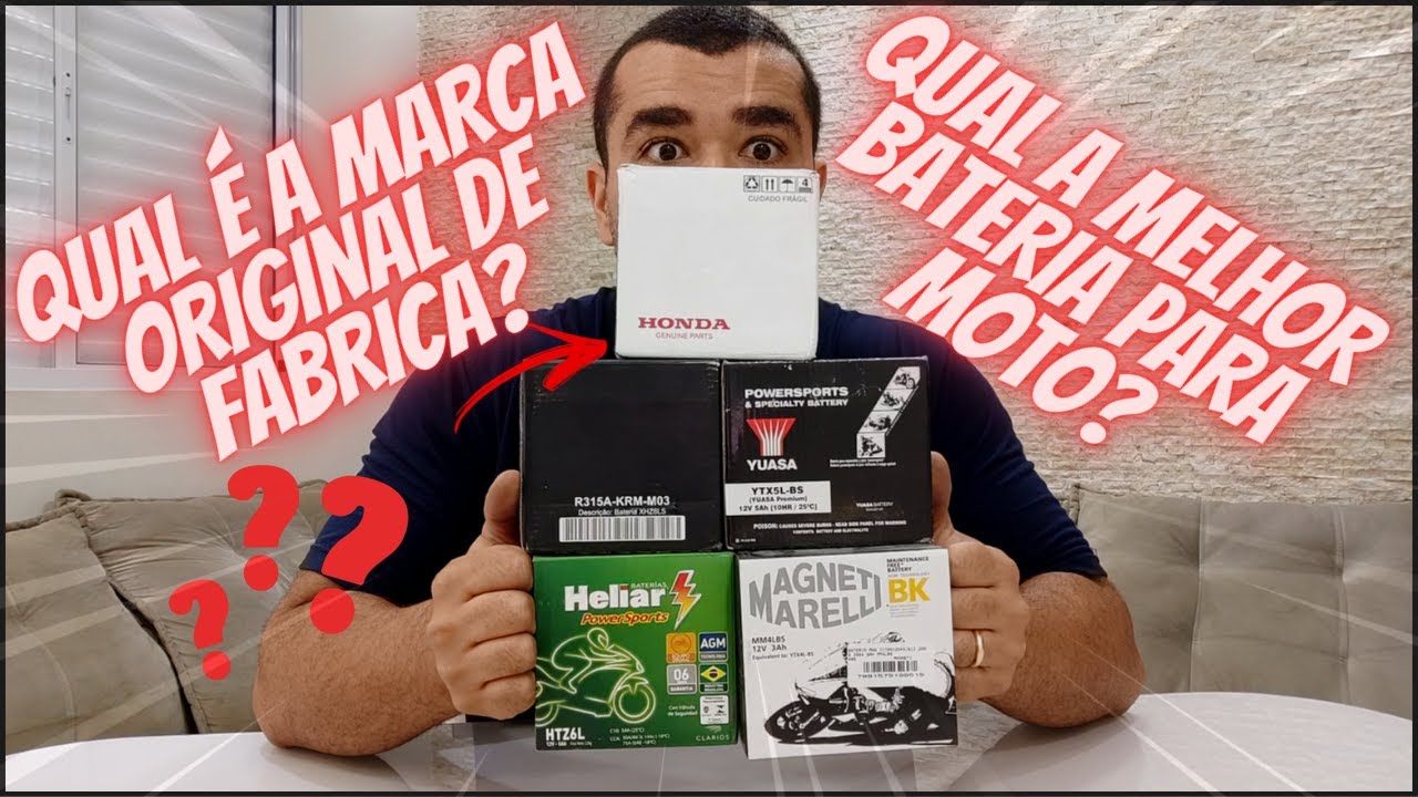 Bateria Moura ou Heliar Moto Qual Preço Mercado Livre Qual a melhor 150 160