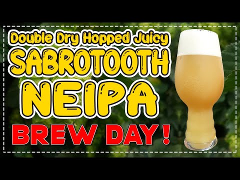 DDH Juicy Sabrotooth NEIPA - Grain to Glass - Double Dry Hopped New England - Citra-Mosaic-Sabro G2G