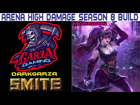 Smite Arena Morrigan High Damage Build | Smite Season 8 Arena Morrigan High Damage
