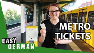 How to buy a metro ticket in Berlin | Super Easy German (106)