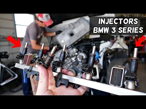 FUEL INJECTOR REPLACEMENT, FUEL RAIL REMOVAL BMW E90 E91 E92 E93