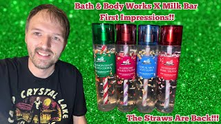 Let’s Smell These Full Size Mists | First Impressions | Bath & Body Works X Milk Bar Collection