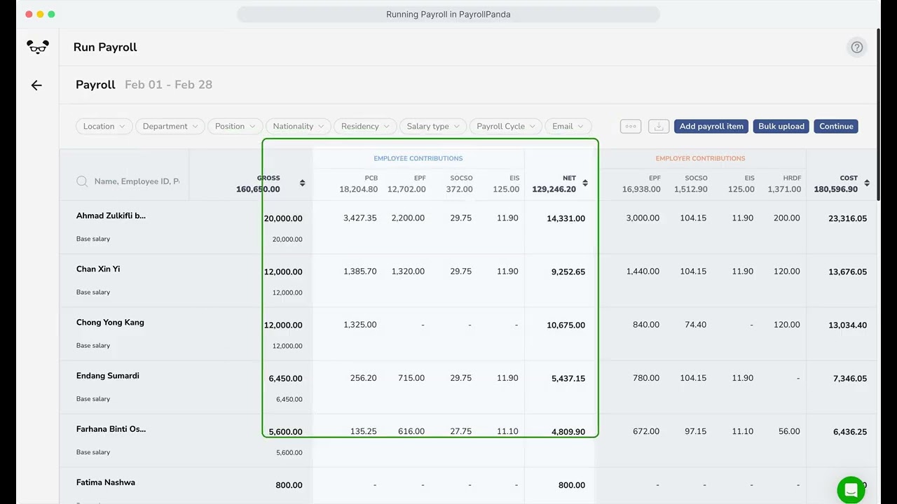 PayrollPanda Running Payroll | Tutorial