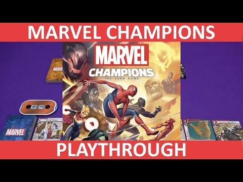 Marvel Champions - Solo Playthrough (Spider-Man vs Rhino)