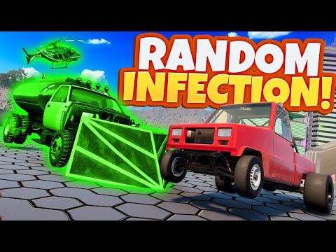 Random Car Hide & Seek INFECTION But I CHEATED?! (BeamNG Drive Mods)