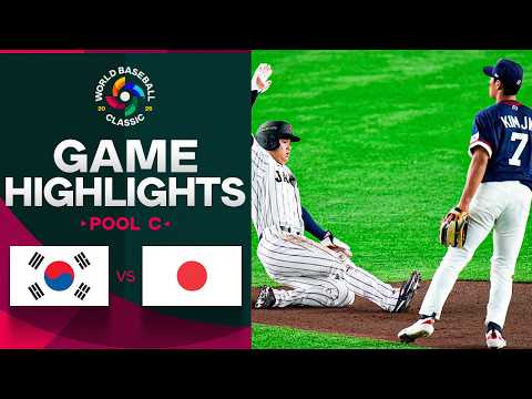 Korea vs. Japan 2026 World Baseball Classic | Game Highlights