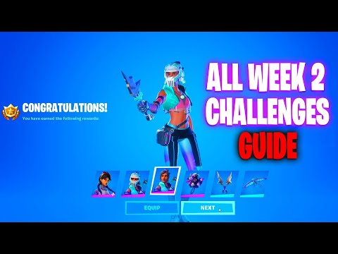 ALL WEEK 2 CHALLENGES GUIDE FORTNITE CHAPTER 2 SEASON 3