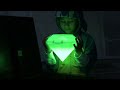 Glowing LED Chaos Emerald #3DPrinting #CircuitPython