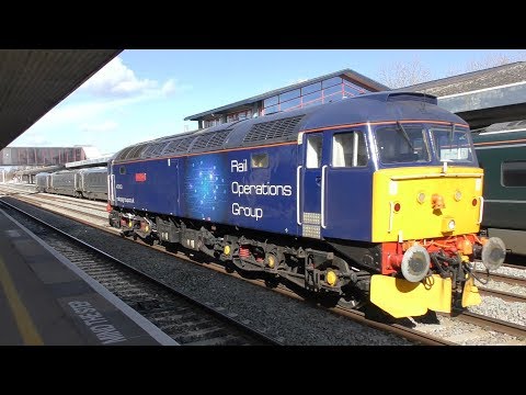 Freight trains & light engine moves at Oxford Didcot & Keynsham 11th March 2019