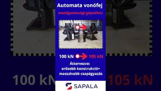 Új automata vonófej – 4 csavaros felfogatással