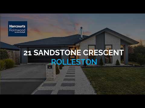 21 Sandstone Crescent, Rolleston, Selwyn, Canterbury, 3 habitaciones, 2 baños, House