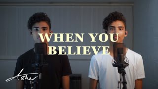 WHITNEY HOUSTON &amp; MARIAH CAREY - When You Believe (Cover by Asher Japhta) - Duet With Myself