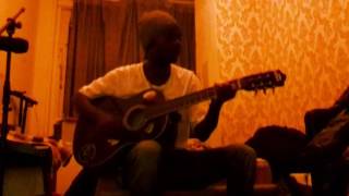 Lucky dube  rolling stone by guitar
