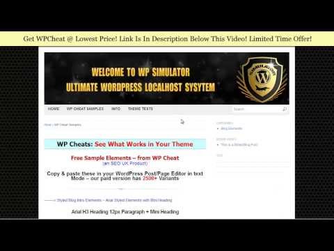WP CHEAT Review + DEMO = WP Visual Domination
