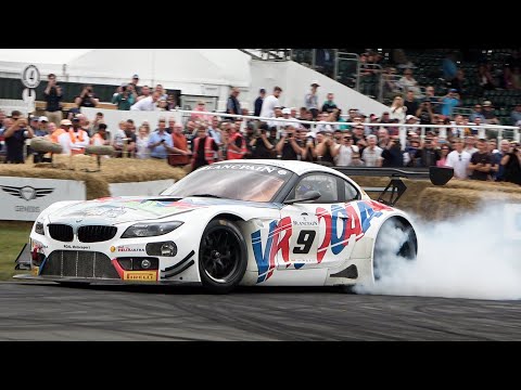 BMW Z4 GT3 = BURNOUT MACHINE! Ft. V8 SOUND!