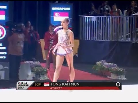 Tong Kah Mun (Singapore) - Hoop Individual All Around Rhythmic Gymnastics | Sea Games 2017