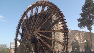 preview picture of video 'Waterwheel Norias of Hama نواعير حماة in Syria سوريا‎'